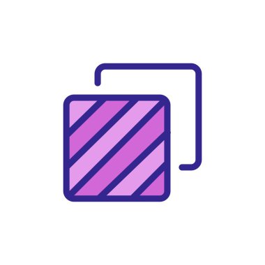 iki katman simge vektörü. İki katman işareti. renk izole edilmiş sembol çizimi