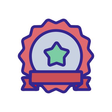 Kaliteli ikon vektörü kanıtlandı. Kaliteli bir işaret. renk izole edilmiş sembol çizimi