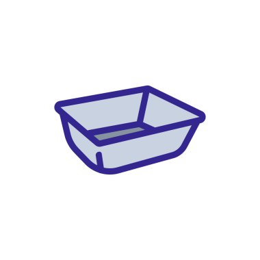 Folyo tabakları ikon vektörü. Folyo tabakları. renk izole edilmiş sembol çizimi