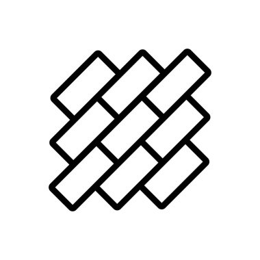 Dikdörtgen simge vektörü. Dikdörtgen şeklinde bir işaret. izole edilmiş sınır sembolü çizimi