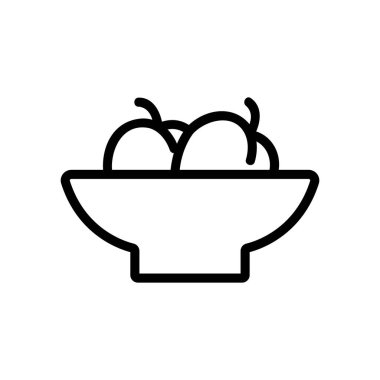 Bir plaka simgesi vektörünü boşalt. Tabak işaretine boşalt. izole edilmiş sınır sembolü çizimi