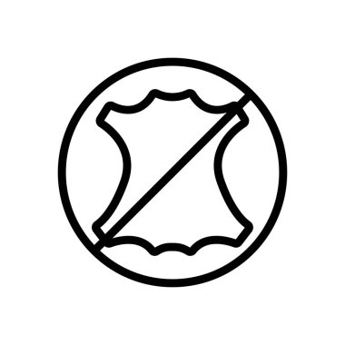 Cilt simgesi vektörünü içermiyor. Deri işaretini içermiyor. izole edilmiş sınır sembolü çizimi