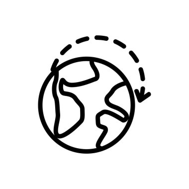 Mal gezegen ikon vektörü ihracatı. Ganimet gezegen tabelası ihracatı. izole edilmiş sınır sembolü çizimi