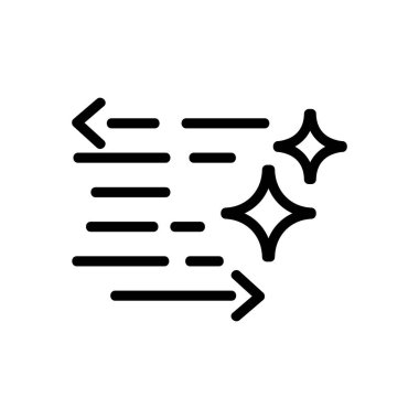 Hız simgesi vektörü. Hız işareti. izole edilmiş sınır sembolü çizimi