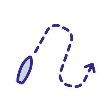 Geminin ikon vektörü gibi. Geminin işaret dili. renk izole edilmiş sembol çizimi