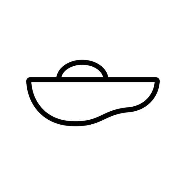 Avocado Reif Symbol Vektor Zeichen Der Avocadoreife Isolierte Kontursymboldarstellung — Stockvektor