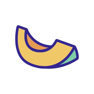 Avokado lezzetli bir ikon vektörüdür. Avokado leziz bir işaret. renk izole edilmiş sembol çizimi