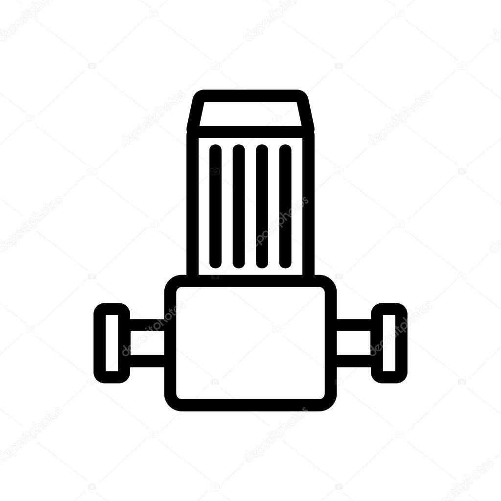 ajuste del vector icono de la bomba de agua. ajuste de señal de bomba