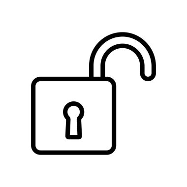 Gizli kod simgesi vektörü. Gizli kod işareti. izole edilmiş sınır sembolü çizimi