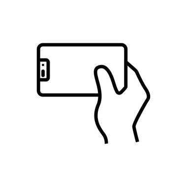 telefon simgesi vektör çizimi çizimi