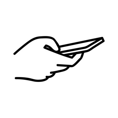 telefon simgesi vektör çizimi çizimi