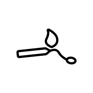 eşleşme simge vektör çizelgesi çizimi yakıyor