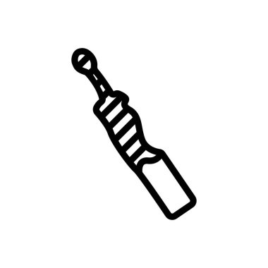 kibrit yakılmış ikon vektör çizimi çizimi