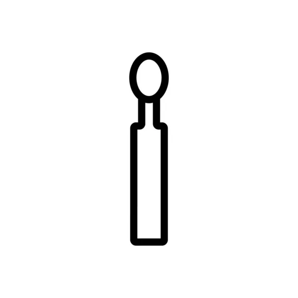 Übereinstimmung Symbol Vektor Umriss Illustration — Stockvektor