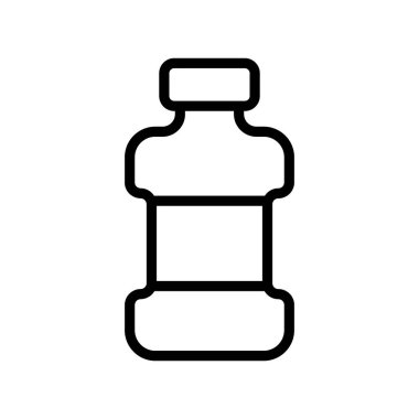 Deterjan şişe simgesi vektör çizimi çizimi