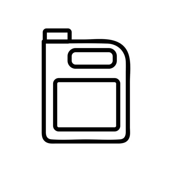 Limpeza ícone líquido ilustração contorno do vetor — Vetor de Stock
