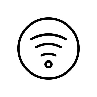 İnternet kablosuz vektör çizelgesi çizimi