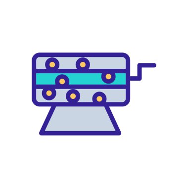 Bingo piyango ikonu vektör çizimi çizimi