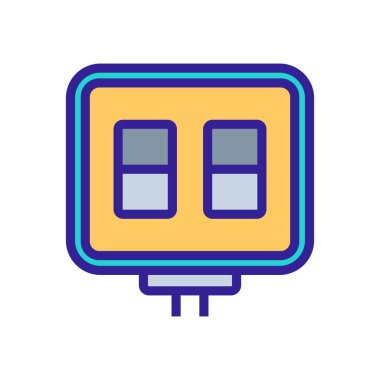 Skor tahtası simgesi vektör çizimi çizimi