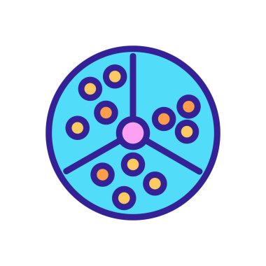 Lotto simgesi vektör çizimi çizimi