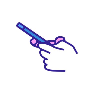 telefon mesajı ikonu vektör çizimi çizimi