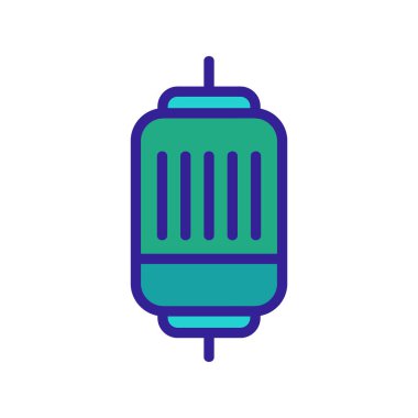 elektrik motor hızlı simge vektör ana hatları çizimi