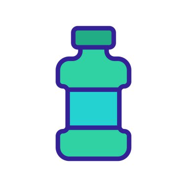 Deterjan şişe simgesi vektör çizimi çizimi