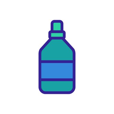 Temizleme spreyi ikon vektör çizelgesi çizimi