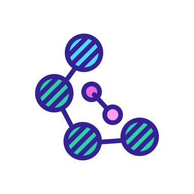 Beyazlatıcı şişe ikonu vektör çizelgesi çizimi