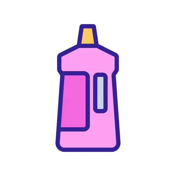 Nettoyage poroshok icône vecteur contour illustration — Image vectorielle