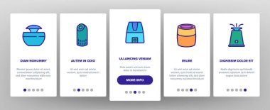 Hava Filtresi ve Hava Akımı Simge Ayarlama Vektörü. Araç ve Koşullandırıcı Hava Filtreleme Ekipmanı, Filtreleme Resimleri İçin Yurtiçi Aygıt