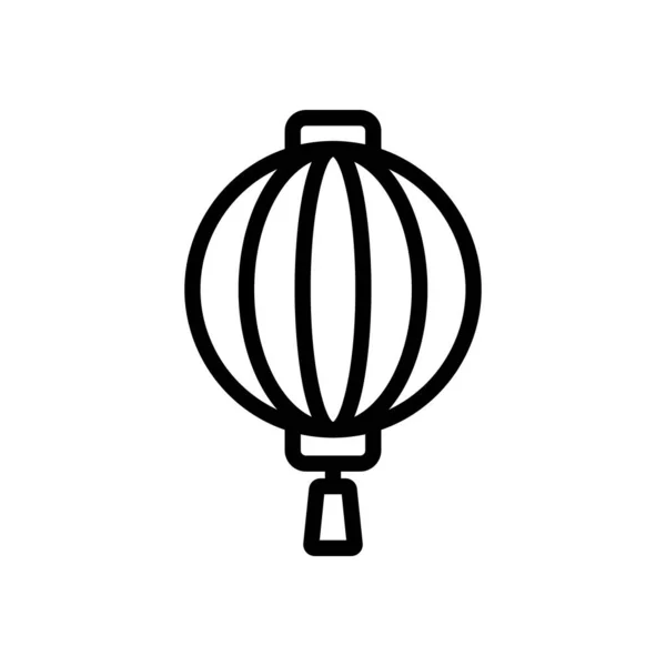 Lanternes Bouddhistes Icône Vacances Vecteur Lanternes Bouddhistes Signe Vacances Illustration — Image vectorielle