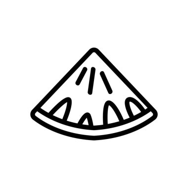 ananas üst görünüm ikon vektörü parçası. Ananaslı üst tabela parçası. izole edilmiş sınır sembolü çizimi