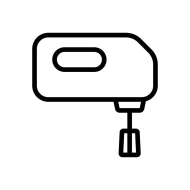 bir çeşit el karıştırıcı ikon vektörü. Bir çeşit el çırpıcı işareti. izole edilmiş sınır sembolü çizimi