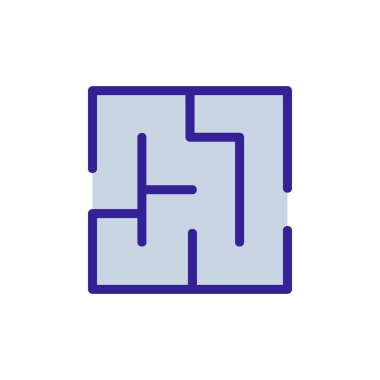 karmaşıklık simgesi vektörü. Karmaşıklık işareti. renk sembolü çizimi