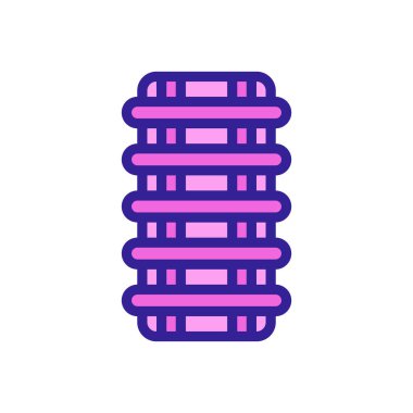 Pencere koruma simgesi vektörü. Pencere koruma işareti. renk sembolü çizimi