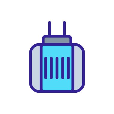 Böcek bulanık simge vektörü. Böcek bulanık işareti. renk sembolü çizimi