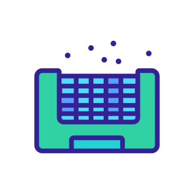 Böcek yemi ikon vektörü. Böcek yemi işareti. renk sembolü çizimi