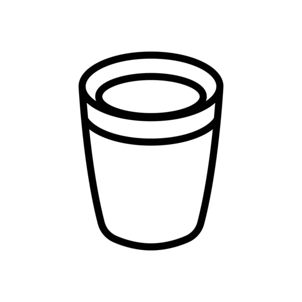 Вектор Пісочного Скляного Значка Табірний Скляний Знак Ізольована Символьна Ілюстрація — стоковий вектор