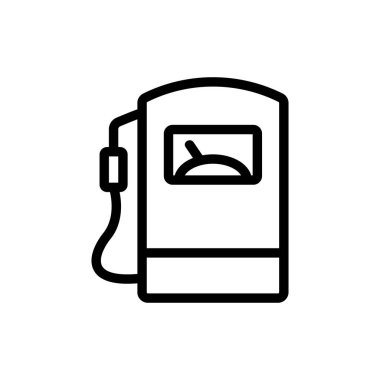 gösterge simgesi vektörünü durdur. gösterge işareti. izole edilmiş sınır sembolü çizimi