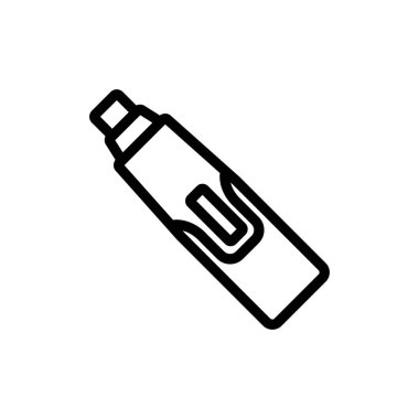 Öğütücü ikon vektörü. Öğütücü levhası. izole edilmiş sınır sembolü çizimi