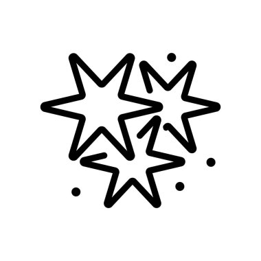 Yıldız patlaması ikon vektörü. Yıldız patlaması işareti. izole edilmiş sınır sembolü çizimi