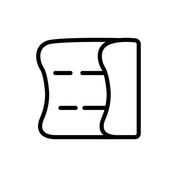 Icon Vektor Für Squab Schwabenzeichen Isolierte Kontursymboldarstellung — Stockvektor
