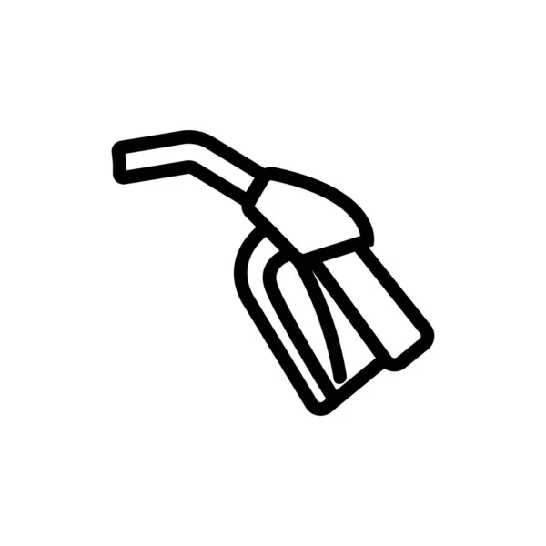 Vektor Tankovací Pistole Značka Tankovací Pistole Izolovaný Symbol Obrysu Ilustrace — Stockový vektor