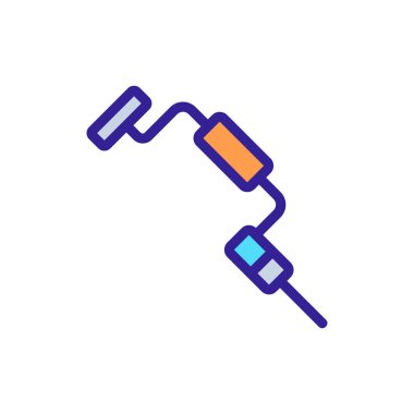 döner aygıt simgesi vektörü. Döner cihaz işareti. renk sembolü çizimi