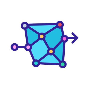 Yavaş yavaş ikon vektörü. Yavaş yavaş yol işareti. renk sembolü çizimi