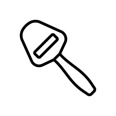 Silikon spatula ikon vektörü. Silikon spatula işareti. izole edilmiş sınır sembolü çizimi