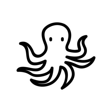 Omurgasız hayvan ikonu vektörünün görüntüsü. Omurgasız hayvan işareti. izole edilmiş sınır sembolü çizimi