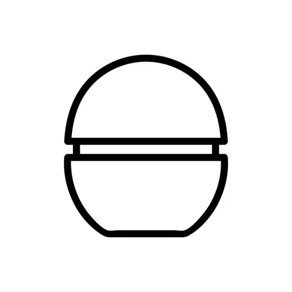 Διάνυσμα Εικονιδίου Αυγού Σημάδι Αυγού Απομονωμένη Απεικόνιση Συμβόλων Περιγράμματος — Διανυσματικό Αρχείο