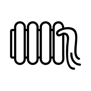 Su akü ikon vektörünü kırdı. Su akü işaretini aştı. izole edilmiş sınır sembolü çizimi